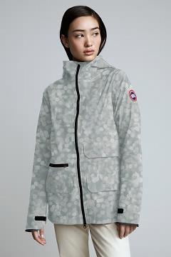 Chamarras Canada Goose Mujer Outlet - Pacifica Chubasquero Blancos Claro CP4803762